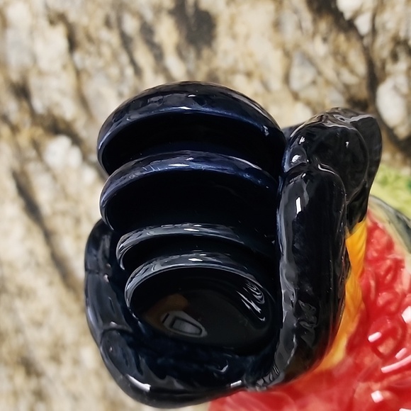 WMG Rooster Ceramic Measuring Spoon Holder Complete with Spoons - Picture 14 of 16